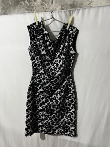 Sparkling Leopard Print Mini Dress
