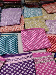 Allover Cotton dupatta suit