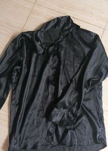Classic Black Button-Up Shirt