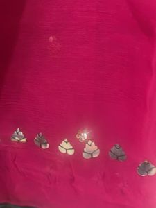 Phalsa coloured saree. brand new