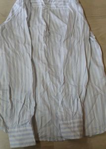 Striped Button-Down Shirt