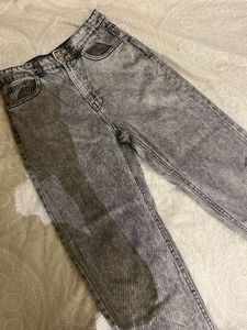 👖Grey Acid Wash Denim Jeans