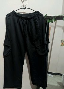 Black Cargo Sweatpants