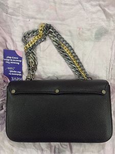 NEW Black Textured Shoulder Bag