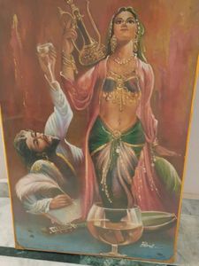 Vintage Middle Eastern Art Painting