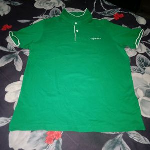 Gents Green T-Shirt, 1 time Used
