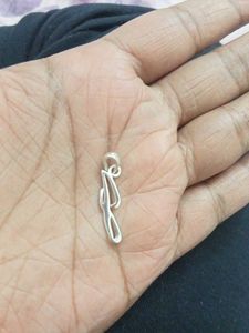 sterling Silver 'g' Initial Pendant
