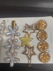 korean hair clips set of 7