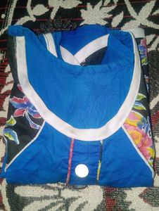blue 💙 cotton kurti