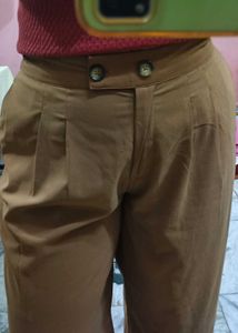 Stylish RIO Wide Leg tan Pants 5 feet female