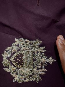 Elegant Mens Nehru Jacket (work) self designed