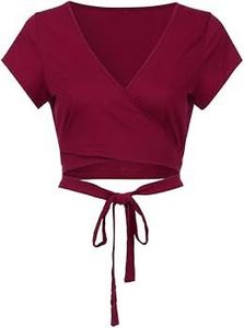 Stylish Maroon Wrap Top