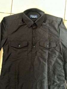 Classic Black Kurta