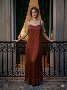 Elegant Satin Maxi Dress