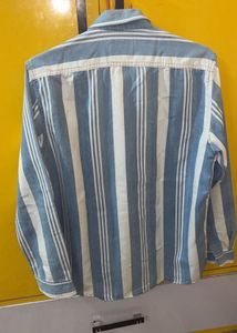 Stylish Striped Denim Shirt