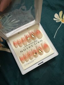 Press-On Nails with Gems