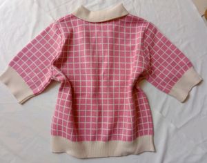 Korean Gingham Top