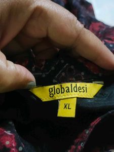 Global Desi|Preloved|Beautiful Printed Kurta