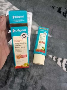 Pilgrim Brightening Serum Sunscreen SPF 50+