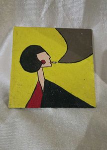 Smoking Lady Art