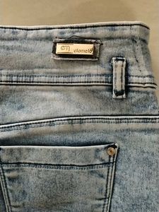 Acid Wash Distressed Jeans