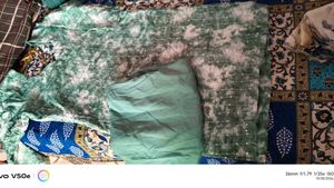 Green Tie-Dye Kurta Set