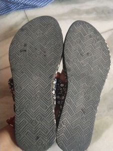 Floral Print Flip Flops ( price drop )