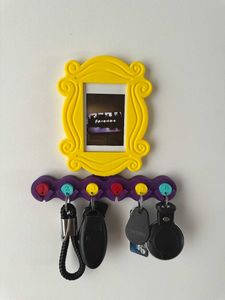Friends Themed Key Holder &amp; Photo Frame 3d printed