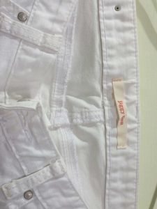 White Slim Fit Jeans