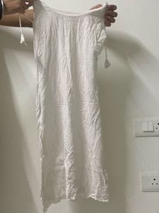 desi coded white kurti