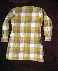 Casual Plaid Tunic Top