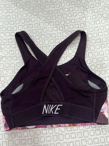 Nike Floral Sports Bra M