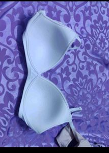 White &amp; beige Padded Bra set