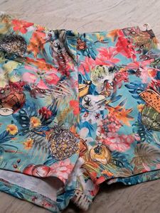 floral  combo Of Four Imported Fabric Bra N Panty