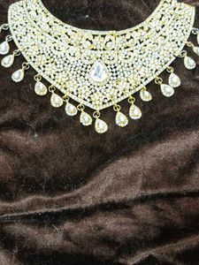 Bridal Elegance: Classy American Diamond Set