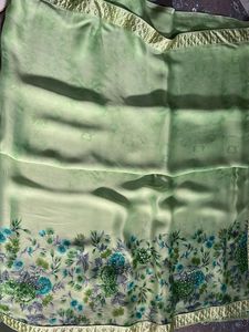 beautiful party wear crape saree