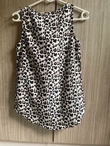 Leopard Print Sleeveless Tank Top