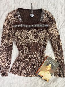 Romantic Sheer Lace Top 🍂