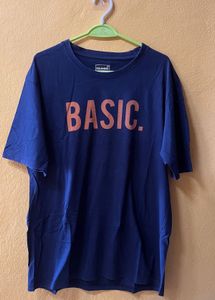 Navy Blue BASIC T-Shirt