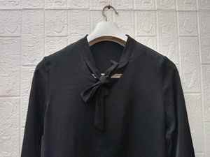 New with tag Pinterest Korean Elegant Black Tie Ne