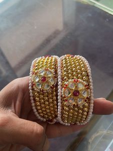 Elegant Gold Plated Kundan Bajubandh