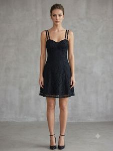 🖤Elegant Black Lace Dress