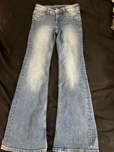 Women's Blue Flare Jeans