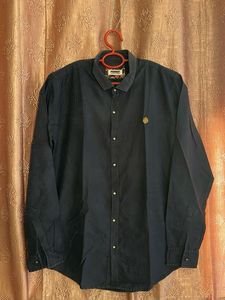 Classic Dark Men's Button-Up Shirt