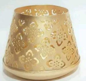 Gold Decorative Candle Holders - Set of 2
