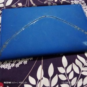 Bright Blue Envelope Clutch