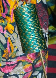 Elegant Green Bangles Set