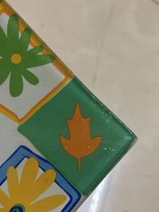 Aesthetic green serving plates