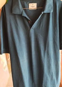 Men's Teal Blue Polo T-Shirt