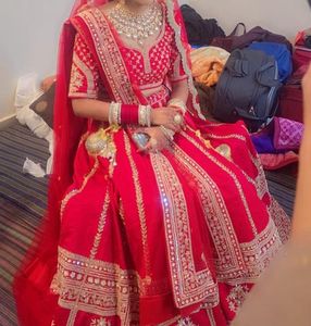 Red Bridal Lehenga